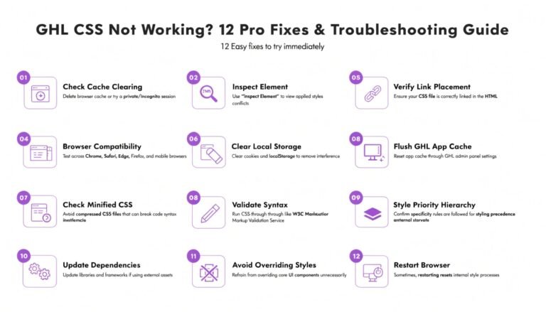 GHL CSS Not Working? 12 Pro Fixes & Troubleshooting Guide