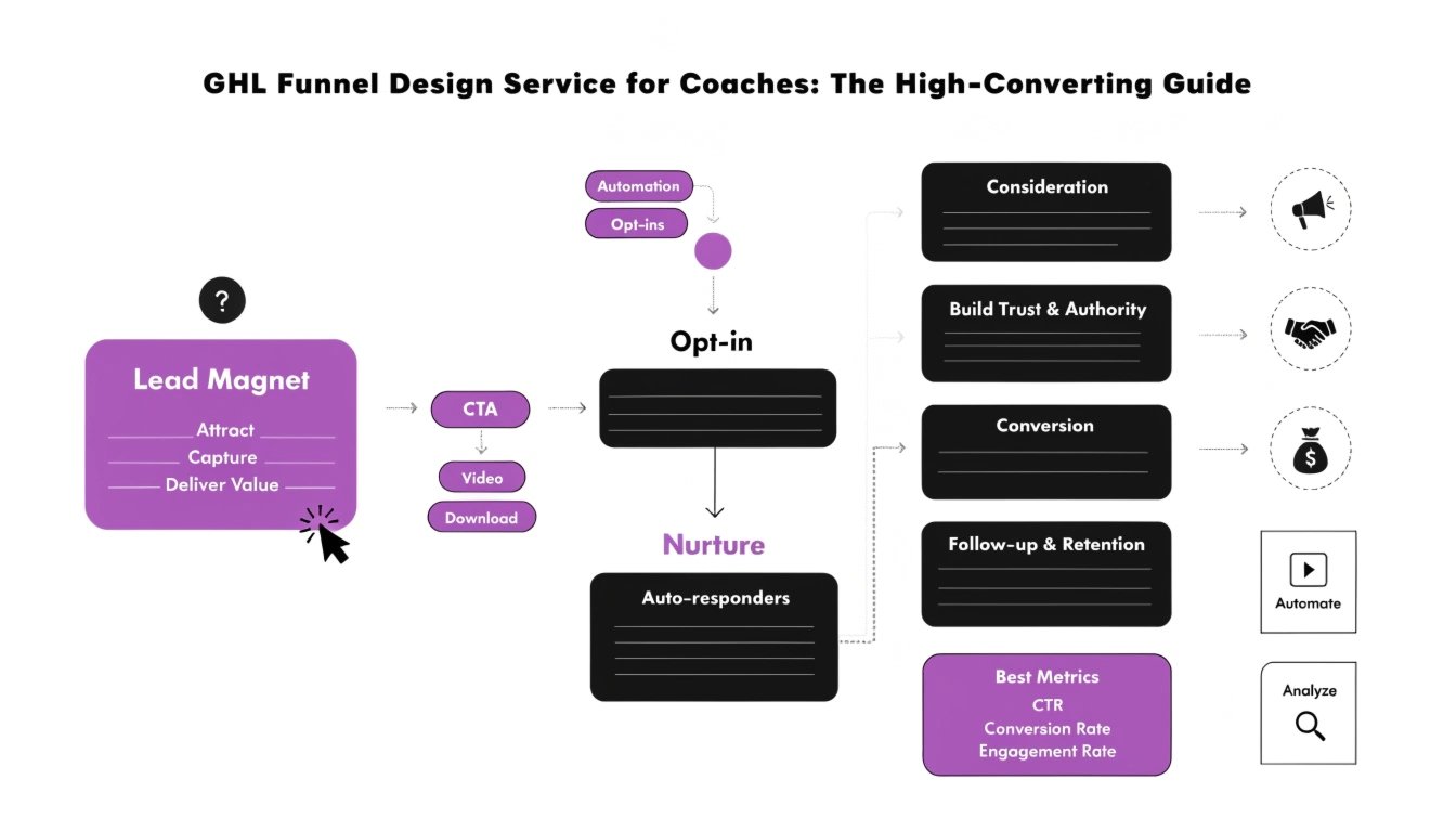 GHL Funnel Design Service for Coaches: The High-Converting Guide