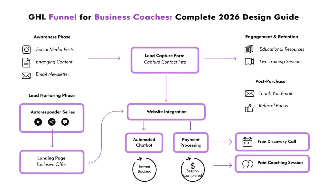 GHL Funnel for Business Coaches: Complete 2026 Design Guide