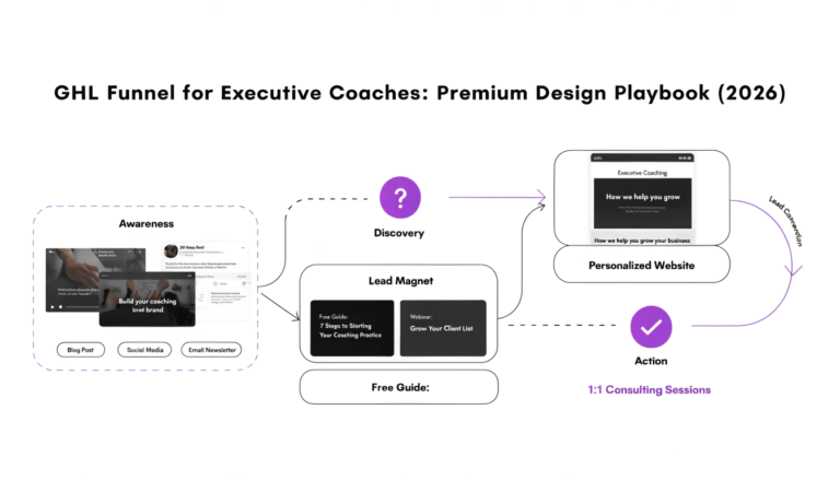 GHL Funnel for Executive Coaches: Premium Design Playbook (2026)